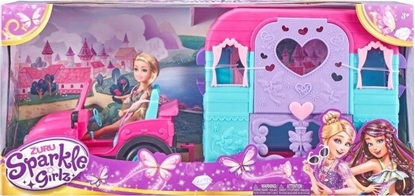 Attēls no Zuru Lalka 10.5 cala Jeep z przyczep kempingow