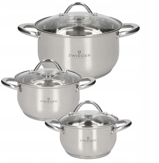 Изображение ZWIEGER VIRTU Zestaw garnków 6 el.