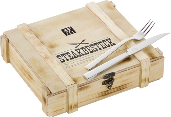 Picture of Zwilling Steak Cutlery Set 12 pcs. in woodbox