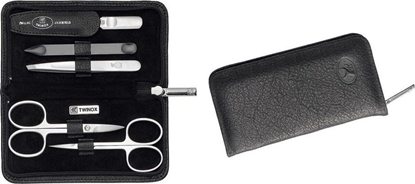 Picture of Zwilling PREMIUM zip fastener leather case, black, 5 pcs.