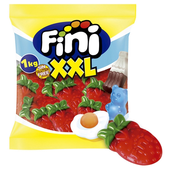 Picture of Želejkonfektes Fini XXL Strawberies 1KG