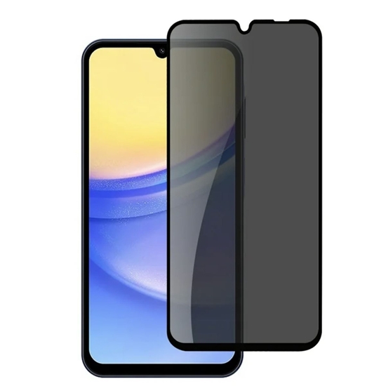 Изображение Сonnect Samsung Galaxy A16 2.5D Pilnās Aizsardzības Japānas Antistatiskais Spēcīgais 3D Privātuma Stikls