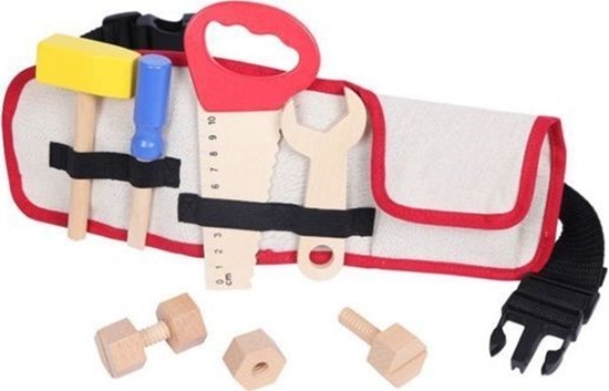 Picture of Ecotoys Drewniane narzdzia zapinany pas majsterkowicza (1354)