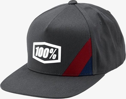 Picture of 100% Czapka z daszkiem 100% CORNERSTONE Snapback Hat Steel (NEW)