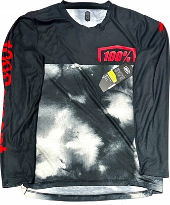 Attēls no 100% Koszulka mska 100% AIRMATIC LE Long Sleeve Black/Grey roz. M (NEW 2023)