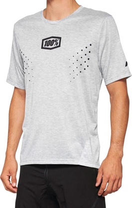 Attēls no 100% Koszulka mska 100% AIRMATIC Mesh Jersey krótki rkaw grey roz. XL (NEW 2022)
