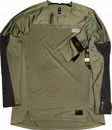 Attēls no 100% Koszulka mska 100% CELIUM Jersey dugi rkaw Army roz. M (NEW 2023)