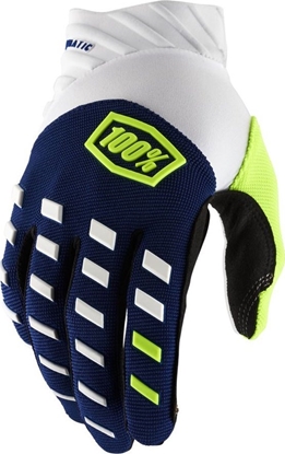 Attēls no 100% Rkawiczki 100% AIRMATIC Glove navy white roz. S (dugo doni 181-187 mm) (NEW)