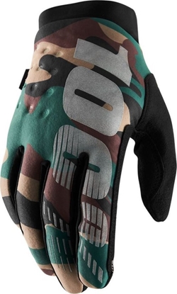 Attēls no 100% Rkawiczki 100% BRISKER Glove camo black roz. S (dugo doni 181-187 mm) (NEW)