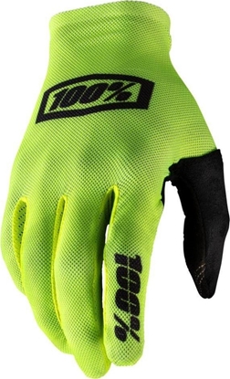 Attēls no 100% Rkawiczki 100% CELIUM Glove fluo yellow black roz. S (dugo doni 181-187 mm) (NEW)