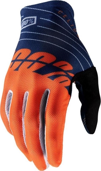 Picture of 100% Rkawiczki 100% CELIUM Glove navy orange roz. XL (dugo doni 200-209 mm) (NEW)