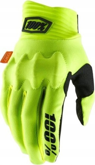 Picture of 100% Rkawiczki 100% COGNITO Gloves Fluo Yellow - XL (dugo doni 200-209 mm) (NEW 2022)