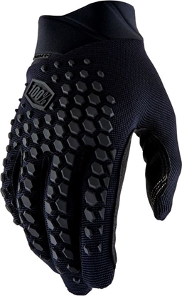 Attēls no 100% Rkawiczki 100% GEOMATIC Gloves Black/Charcoal - M (dugo doni 187-193 mm) (NEW 2022)