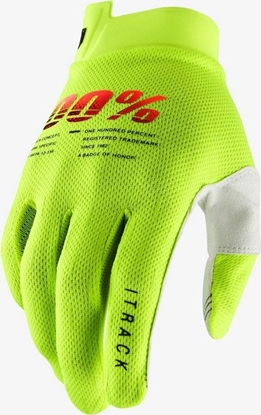 Attēls no 100% Rkawiczki 100% ITRACK Glove fluo yellow roz. XXL (dugo doni 209-216 mm) (DWZ)
