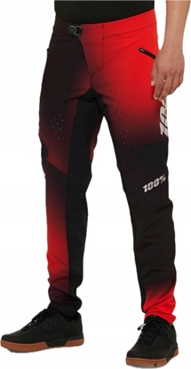 Attēls no 100% Spodnie mskie 100% R-CORE X LE Pants Black/Red roz. 32 (46 EUR) (NEW 2023)