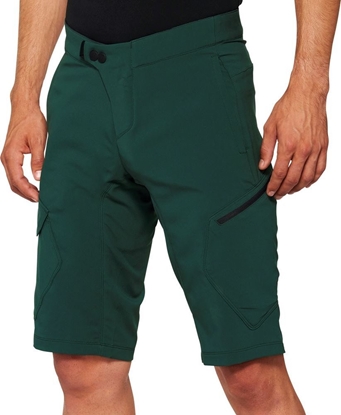Attēls no 100% Szorty mskie 100% RIDECAMP Shorts forest green roz.34 (48 EUR) (NEW 2022)