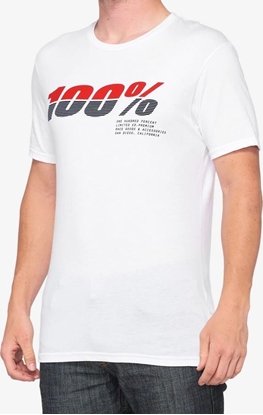 Attēls no 100% T-shirt 100% BRISTOL krótki rkaw white roz. M (NEW)