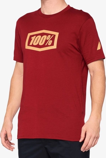 Picture of 100% T-shirt 100% ESSENTIAL krótki rkaw brick roz. L (NEW)