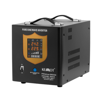 Picture of 2600VA/1800W | Tīras Sinusoīdas Invertors - UPS | Akumulatoru pieslēgums 2x12V | PROsinus-2600/24