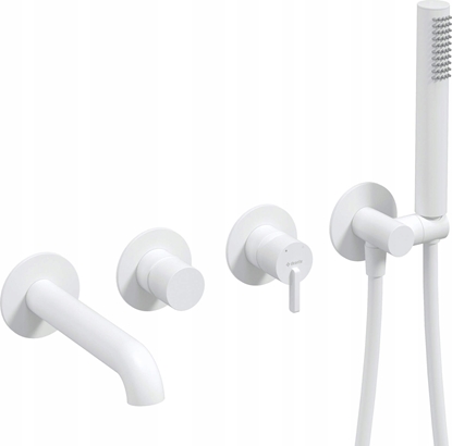 Attēls no 28.14.12.0 BAT. SILIA BIANCO WANNOWA 4-OTWOROWA PODTYNKOWA