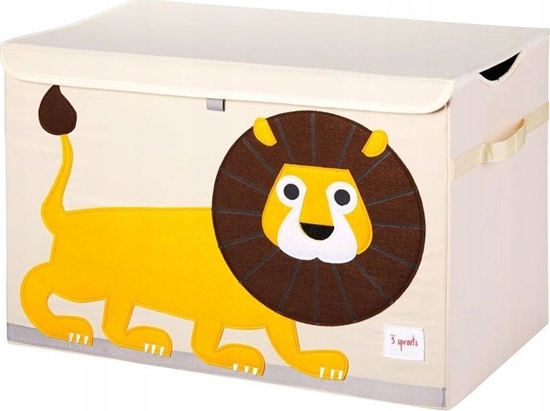 Picture of 3 Sprouts Pojemnik na zabawki z pokryw, Lew