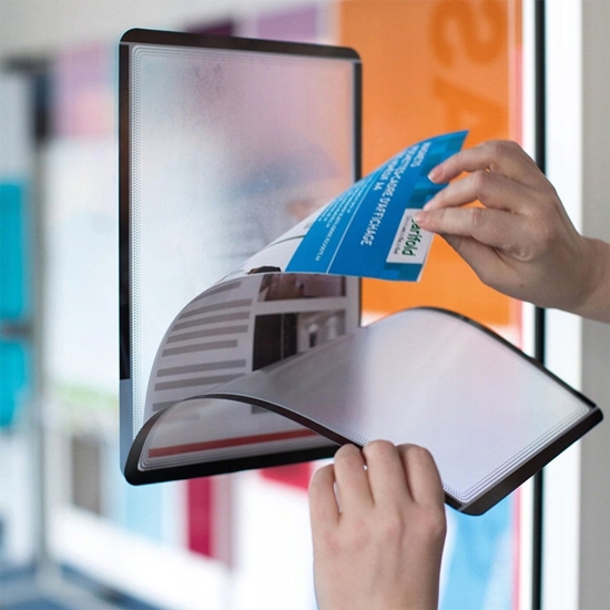 Picture of 3L Dwie kieszenie samoprzylepne A4 Tarifold Magneto Niebieskie