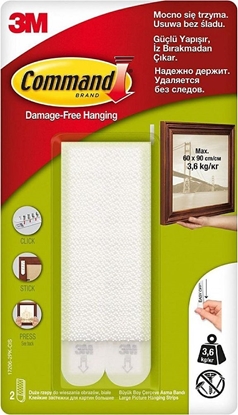 Attēls no 3M Command Rzepy Do Wieszania Obrazów Due 3M