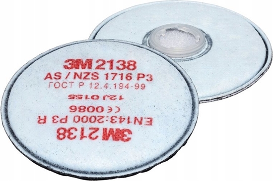 Picture of 3M Filtr czstek staych 3M P3 R, 2138, opakowanie 20szt.