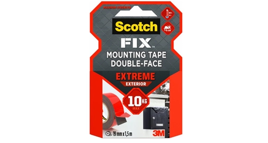 Изображение 3M Scotch ārtelpu divpusējā stiprinājuma lente, 19 mm x 1,5 m