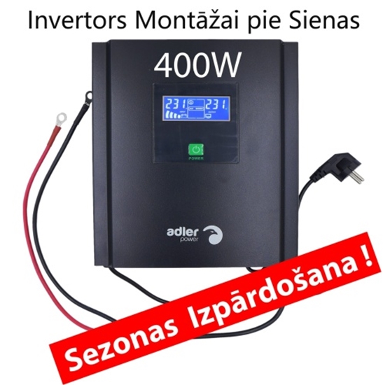 Picture of 400W, Tīras Sinusoīdas Invertors - UPS, Rezerves Elektrība Apkures Sistēmām, var montēt pie sienas