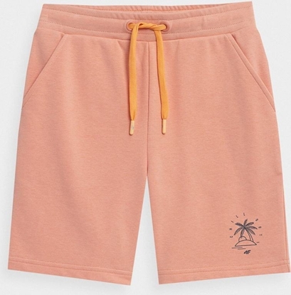 Attēls no 4f Spodenki 4F Jr 4FJSS23TSHOM047 : Kolor - Pomaraczowy, Rozmiar - 128 cm