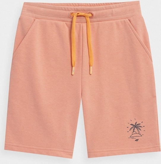 Picture of 4f Spodenki 4F Jr 4FJSS23TSHOM047 : Kolor - Pomaraczowy, Rozmiar - 128 cm