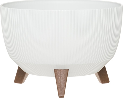 Attēls no 4Living 4Living Vazonas Roma Line ECO su kojelmis 40 cm baltas