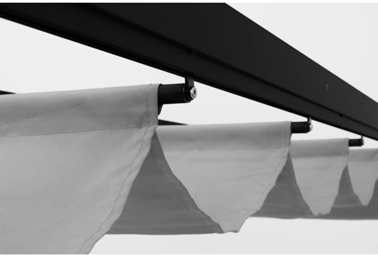 Picture of 4Living Lauko pavsin pilkos spalvos, 3x3 m