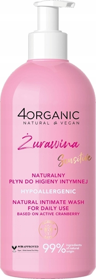 Picture of 4ORGANIC_Naturalny pyn do higieny intymnej urawina 350ml