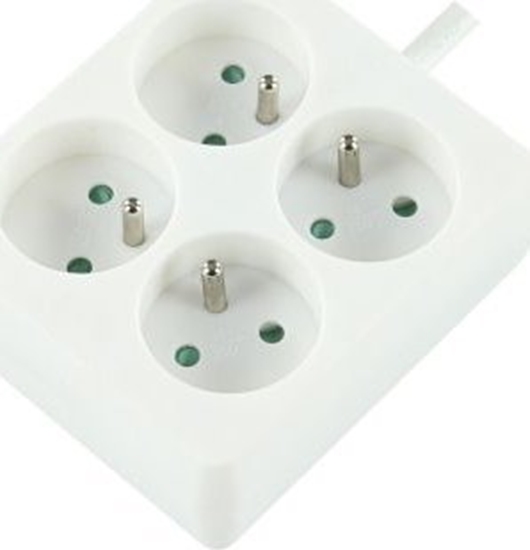 Изображение 4-WAY POWER STRIP: WHITE -