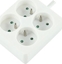 Изображение 4-WAY POWER STRIP: WHITE -