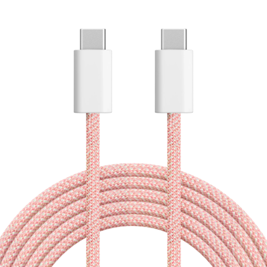 Picture of 60W USB Type C - USB Type C kabelis 1m rozā Kruger&Matz