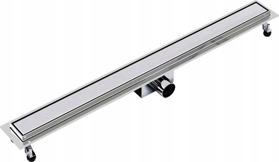 Picture of 700 liniowe odwodnienie prysznicowe AQUA STEEL LA z rusztem szlifowanym SZGM (S)