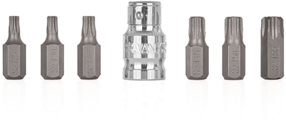 Picture of 7el. zestaw kocówek wkrtakowych TORX T25-T55 (10/100)
