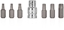 Изображение 7el. zestaw kocówek wkrtakowych TORX T25-T55 (10/100)