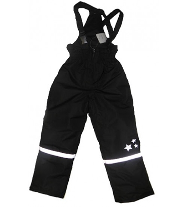 Picture of 86 cm Ziemas bikses ar lencēm Our Kinders melnas F104315