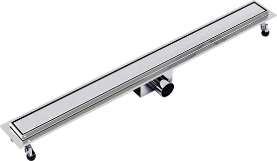 Picture of 900 liniowe odwodnienie prysznicowe AQUA STEEL LA z rusztem szlifowanym SZGM (S)