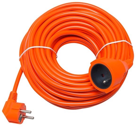 Picture of 98-757# Przeduacz sieciowy pr-160 1-gniazdo z uziemieniem 30m pomaraczowy (3x1,5mm)