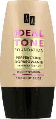 Picture of AA Make Up Ideal Tone Podkad "Perfekcyjne Dopasowanie" nr 103 Light Beige 30ml