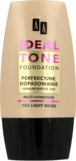 Picture of AA Make Up Ideal Tone Podkad "Perfekcyjne Dopasowanie" nr 103 Light Beige 30ml