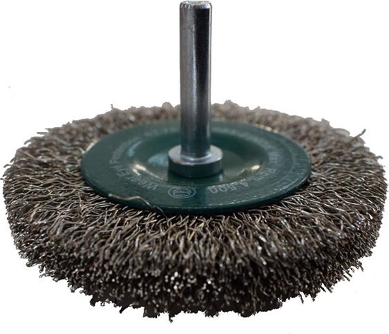 Picture of Abraboro Szczotka tarczowa 75x15 mm ABRABORO - drut falisty, trzpie, INOX