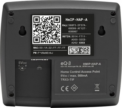 Picture of Access Point HomeMatic IP Homematic IP Smart Home Access Point (HmIP-HAP-A), Central Unit (anthracite)