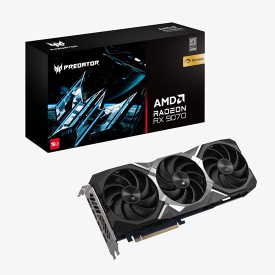 Picture of Acer Predator BiFrost Radeon RX 9070 OC | AMD | 16 GB | Radeon RX 9070 Series | GDDR6 | HDMI ports quantity 1 | PCI Express 5.0