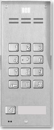 Изображение ACO ACO FAM-P-1NPZSACC NT panel natynkowy 1-lokator czyt. brel. zamek szyfrowy.
